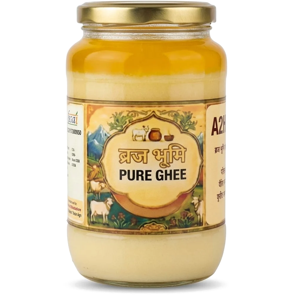 Brajbhumi Pure Desi Cow A2 Ghee (1 Liter)